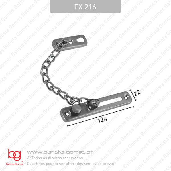 Fecho com Corrente de Seguran�a